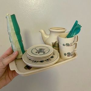 Vintage Kids Tea Set “Tootsie Toy”